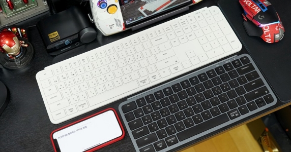 무선 블루투스 슬림 키보드 풀배열 미니 사이즈 선택은? 키크론 B1 B6으로 알아보기